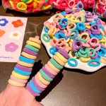 Colourful Elastic Hair Tie Bundle - Image 2
