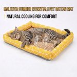 Cooling Rattan Cat Bed With Cushion Edge - Image 2
